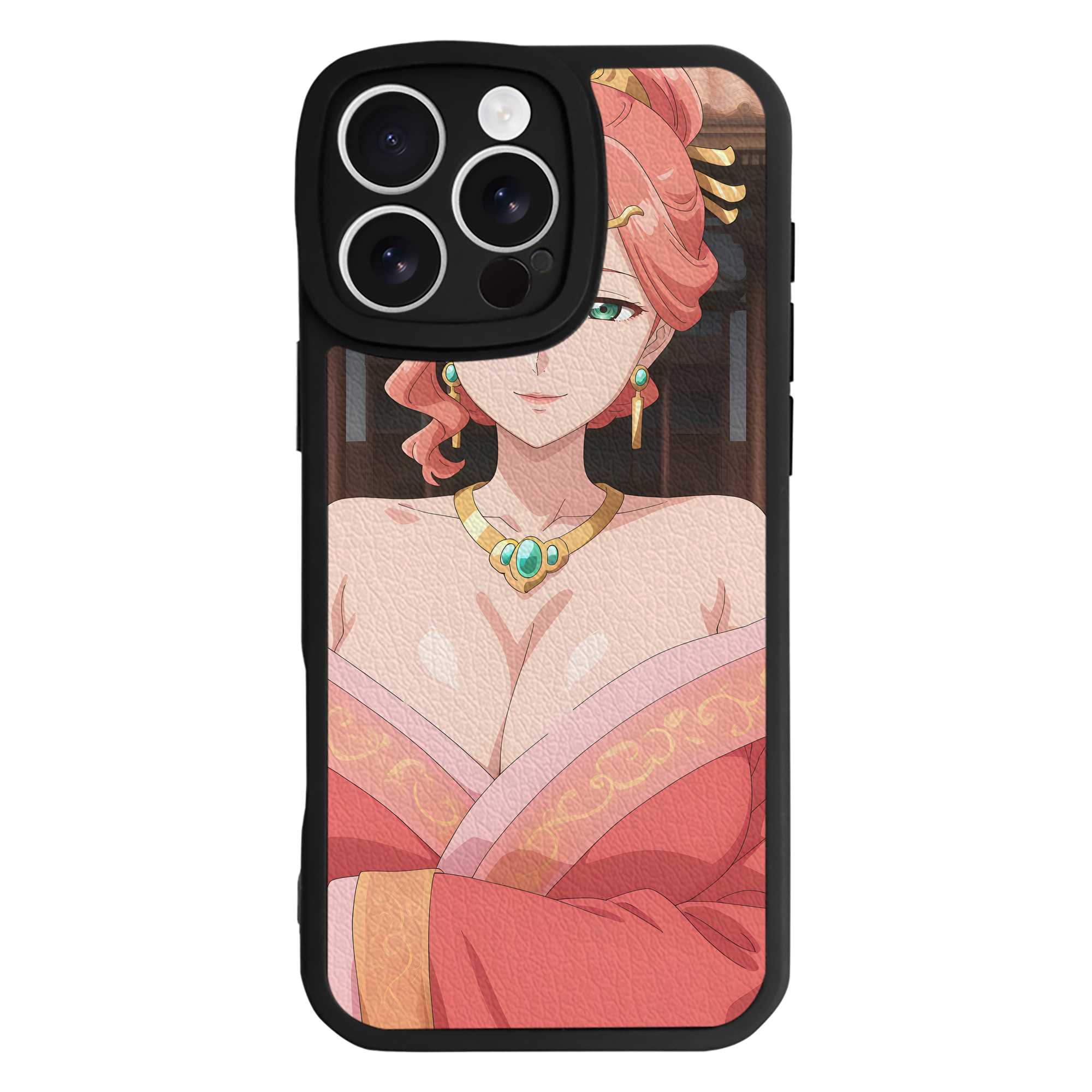 （画像用） 薬屋のひとりごと The Apothecary Diaries 【iPhone 16シリーズ対応】シリコンスマホケース（レザー調） 材質：シリコン